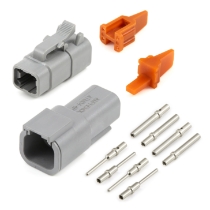 Amphenol Sine Systems ATM4PS-CKIT 4-Pin Receptacle & Plug ATM Connector Kit