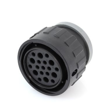aptiv 15544331 hes circular connector, 21 pin _side view 1