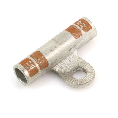 tin-plated stackable flag battery terminal 36379, 3/8 stud