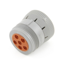 Amphenol Sine Systems AHD16-6-12S-B010 AHD 6-Pin Plug for Size 12 Contacts