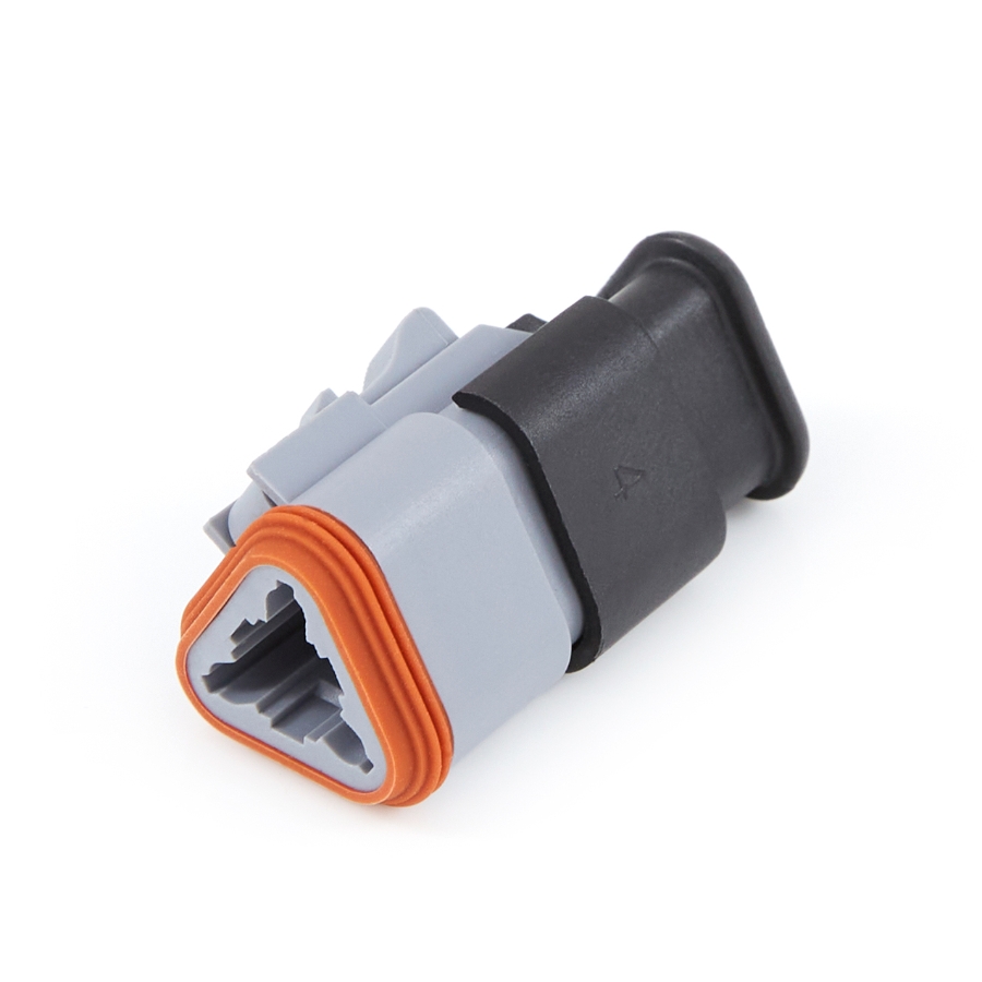 Amphenol Sine Systems AT06-3S-SR01GRY 3-Way AT Connector Plug