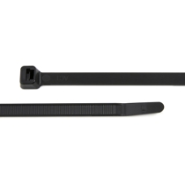 ACT AL-48-175-0-L Heavy Duty Cable Ties, 175 lb, 48 inch, UV Black, Bag of 50