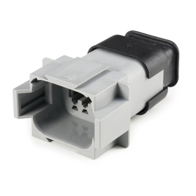 amphenol sine systems at04-08pa-srgry 8-way at connector receptacle