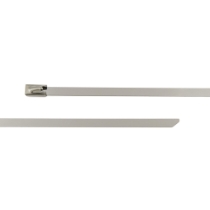 21404, 304 Stainless Steel Cable Tie, 7.9", 250 lbs., Bag of 50