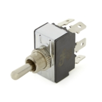 Cole Hersee 55019 Standard Heavy-Duty Metal Toggle Switch, DPDT, On-Off-On