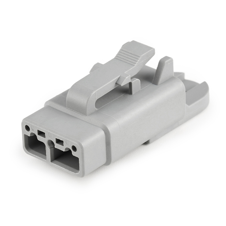 Amphenol Sine Systems ATM04-3P-CAP 3-Way Connector Receptacle, ATM Dust Cap, Gray