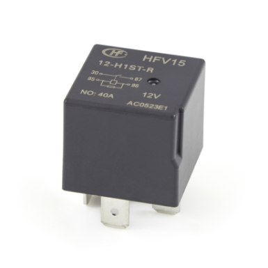 Hongfa HFV15/12-H1ST-R257 Mini ISO Relay, 12VDC, 40A, SPST with Resistor