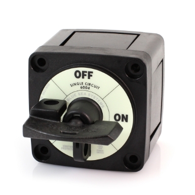Blue Sea Systems 6004200B m-Series Battery Switch, 2 Position, On-Off with lockout - Bulk Packaging