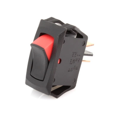 Carling Technologies RA581-VB-B-0-V Miniature Rocker Switch, SPST, On-Off, 10A
