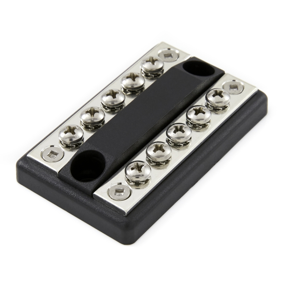 Blue Sea Systems MiniBus 100A Common BusBar - 5 X 8-32 Screw Terminals, Part #2304, Made In USA