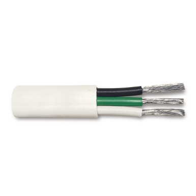 Multi-Conductor Marine Cable MC16-3, 3 Conductor, 16/3 Ga., White PVC