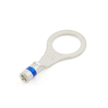 NSPA WTU-114-38LC-BULK Non-insulated Long Neck Ring Terminal 16-14 Gauge, # 3/8 Stud size _Rotated View