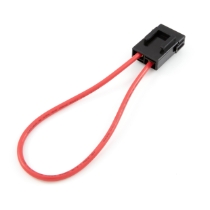ATO/ATC In-Line Fuse Holder 46046, 12 Ga. GPT Wire, 11" Loop, 30A Fuse Included, Rotated View
