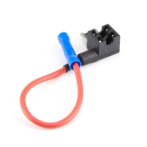 Low Profile MINI Fuse Circuit Tap 46068, 16 Ga. Wire, Rotated View