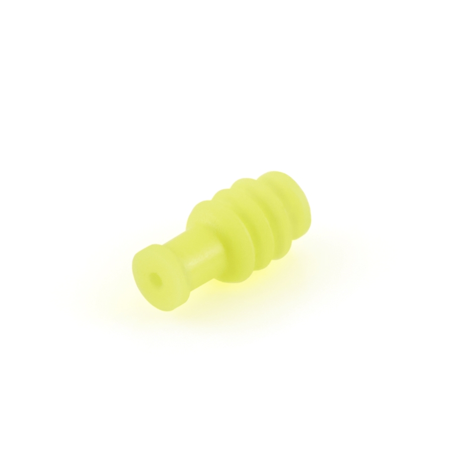 TE Connectivity 967067-2 MCON 1.2 mm Yellow Cable Seal, 24-18 Ga.