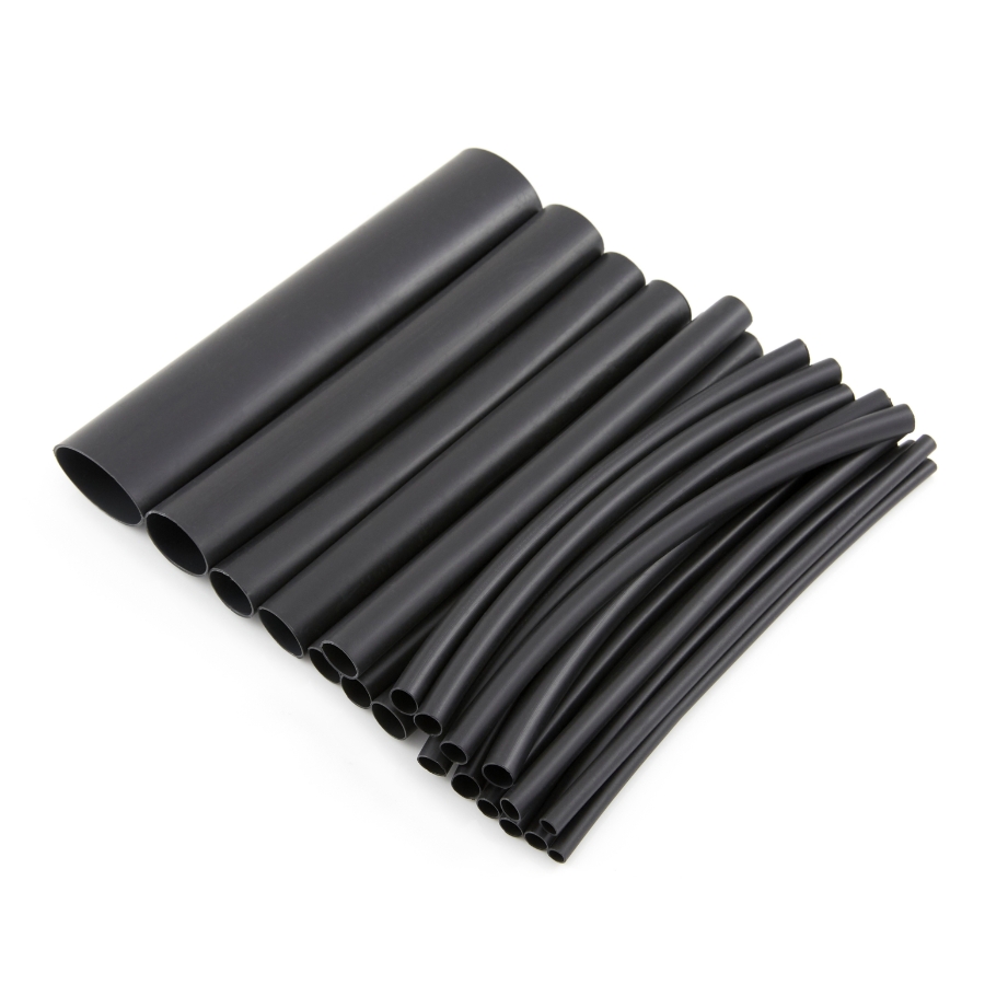 FTZ Industries 29096 Polyolefin Heat Shrink Pack, 6", Dual Wall, 20 Assorted PC, Black