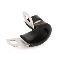 UMPCO S325SSG6 3/8" Stainless Steel Cable Clamp, 1/2" Wide