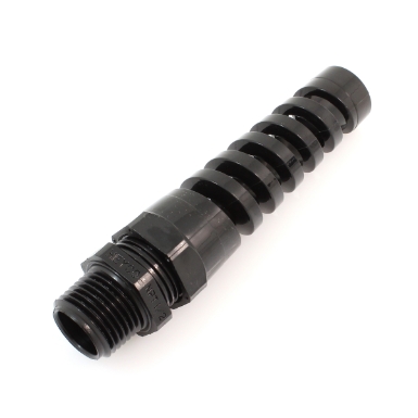 heyco 3266 pigtail cordcrip, 1/2 thread size, black