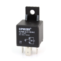 Picker PC792B-1A-C1-12C-N-X Mini ISO Relay, 12VDC, SPST, 40A, Dust cover with Plastic Bracket
