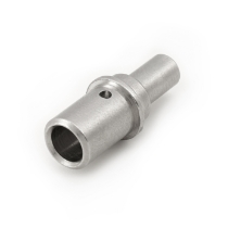 Amphenol Sine Systems AT60-204-0490 ATHD Male Pin Terminal, Size 4, Nickel Plated, 6 Ga.