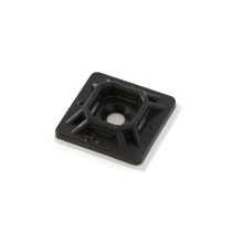 ACT AL-MP-750-0-C-5M Cable Tie Mounting Base, 3/4", Adhesive, Black