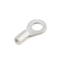 Ring Terminal, 22-18 Ga., #8 Stud Size, Non-Insulated  _side view 1