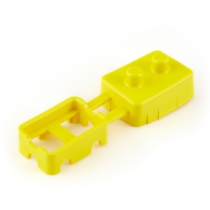 VTE, Inc. 464N0V05 Circuit Breaker Boot, Yellow, Rotated View