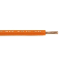 WR18-3 Hook-Up Wire, Bare Copper, UL 1015/1230/MTW/AWM, 18 Ga., Orange