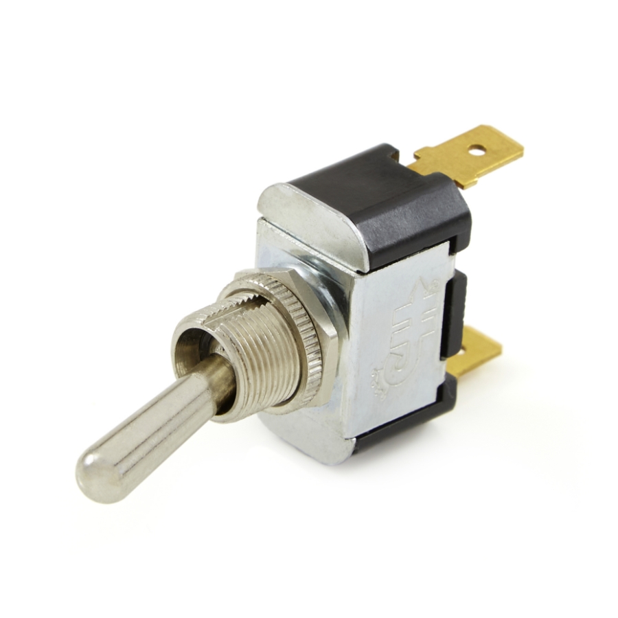 Cole Hersee 55014-05 Standard Heavy-Duty Toggle Switch with Sealing O-Ring, SPST, 25A, On-Off