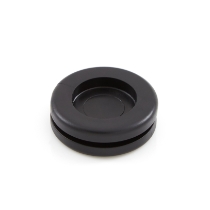 Essentra Components DG-10187 Diaphragm Grommet, 0.787", Black