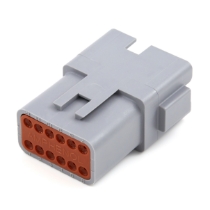 Amphenol Sine Systems AT04-12PA 12-Way AT Receptacle Connector, DT04-12PA Compatible