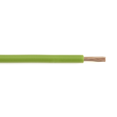 WG16-15 Automotive Primary Wire, GPT Standard Wall, 16 Ga., Lt. Green