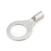 Ring Terminal, 22-18 Ga., 5/16 Stud Size, Non-Insulated  _side view 1