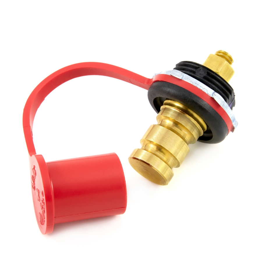 Cole Hersee 46210-02 Battery Jumper Terminal with Red Cap