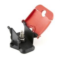 GEP Power Products SBD-U21-R Shrouded Power Feed Stud Block, Red, 3/8"-16 Stud
