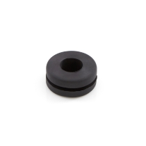 Essentra Components DGB-6 Diaphragm Grommet, 0.433", Black