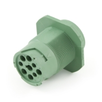 Amphenol Sine Systems AHD17-9-1939PES80 AHD 9-Pin Receptacle, J1939 (TYPE 2), Jam Mount With Extended Shroud