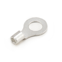 Ring Terminal 37361, 12-10 Ga., #10 Stud Size, Non-Insulated  _side view 1