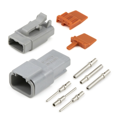 Amphenol Sine Systems ATM3PS-CKIT 3-Pin Receptacle & Plug ATM Connector Kit