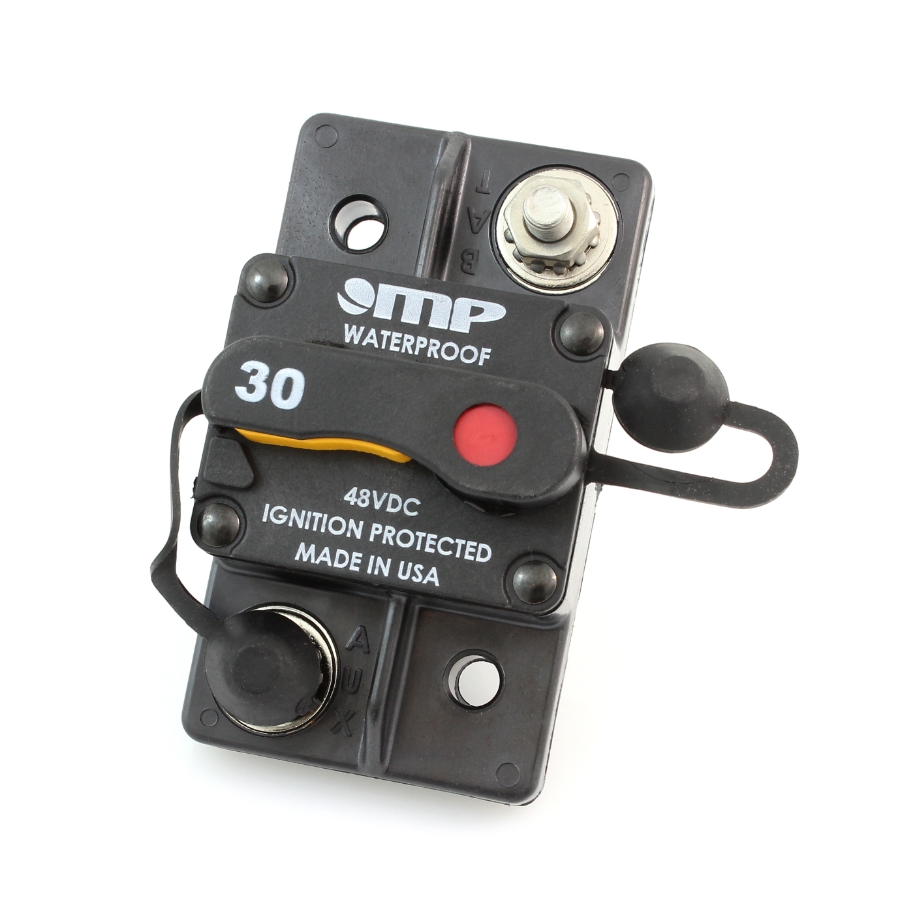 Mechanical Products 176-S0-030-2 Surface Mount Circuit Breaker, Recessed Push/Trip Reset