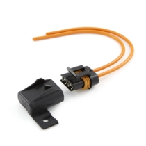 Sealed ATO/ATC Fuse Holder Assembly 46033, 12 Ga. Orange GPT Wire, 8" Wire Leads, 32VDC, 30A