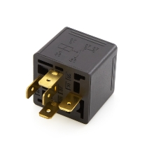 Bosch 332019151441 Mini Relay, Normally Open, 5-Pin, SPST, 30A, 12VDC, Rotated View