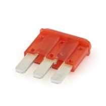 LIttelfuse MICRO3™ Blade Fuse, Red 10A, 32VDC, Time Delay, 0337010.PX2S