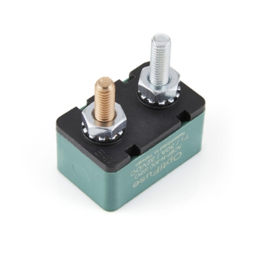 OptiFuse ACBP-N-30C Type I Short Stop Circuit Breaker, Green, 30A