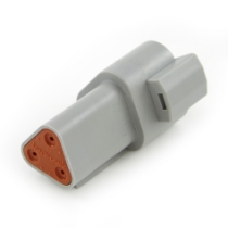 Amphenol Sine Systems AT04-3P 3-Way AT Receptacle Connector, DT04-3P Compatible