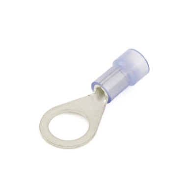 ring terminal, 16-14 ga., 5/16 stud size, nylon insulated