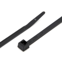 ACT AL-07-50-0-C Standard Cable Ties, 50 lb, 7 inch, UV Black, Bag of 100
