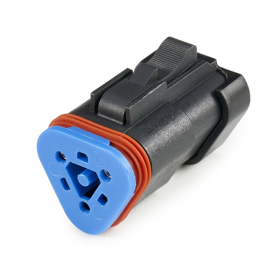 Amphenol Sine Systems AT06-3S-RJ120BK 3-Way Plug with 120 Ohm