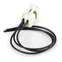 Aptiv 12010503 Female 3-Contact Square Tower Half Weather-Pack Connector with 10" wire leads