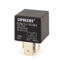 Picker PC795-1C-C-12C-DNX 80A Maxi Relay, 12V, SPDT, Diode